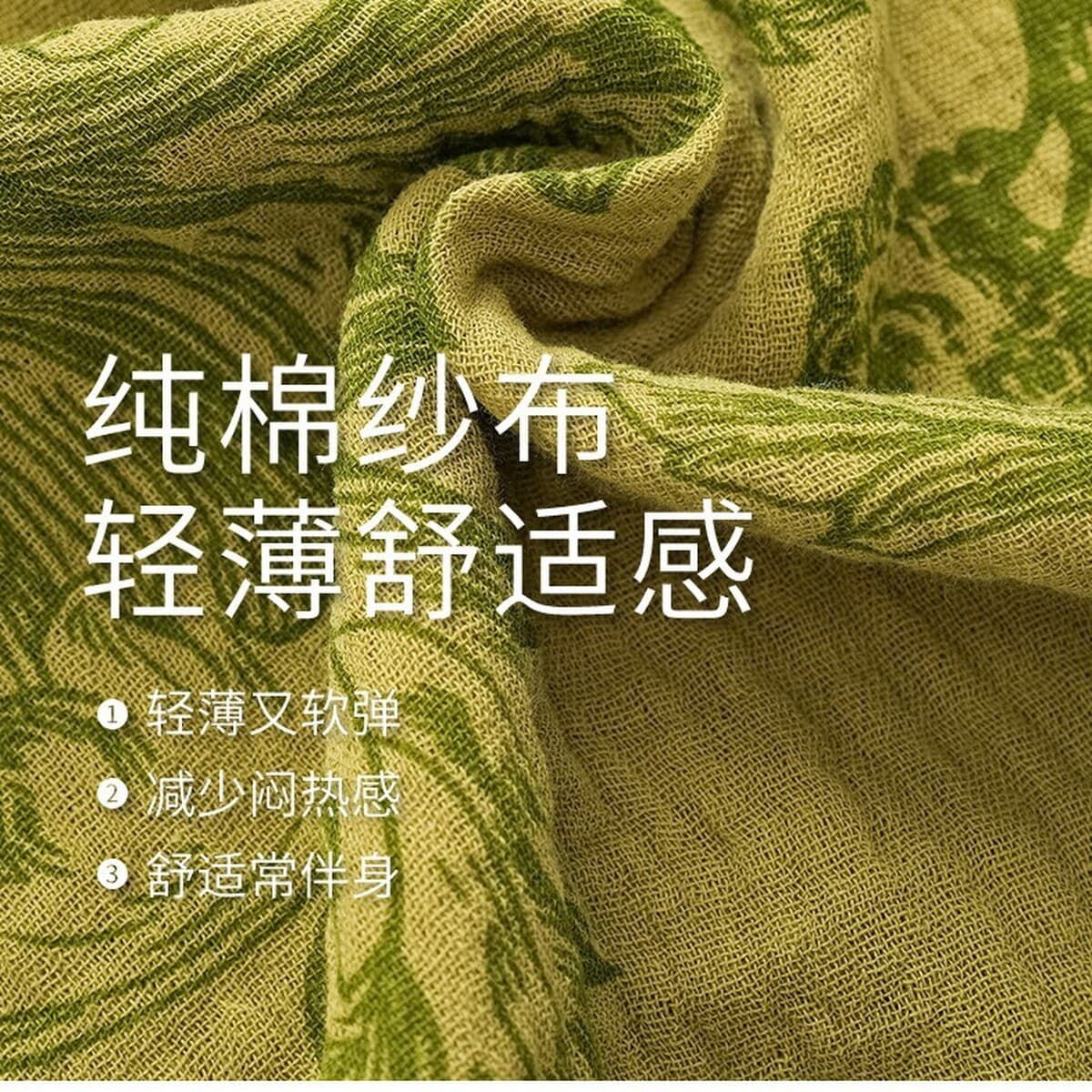 Ночная рубашка-бретелька для женщин с подушечками для груди, женский летний двухслойный марлевый жилет из чистого хлопка,...