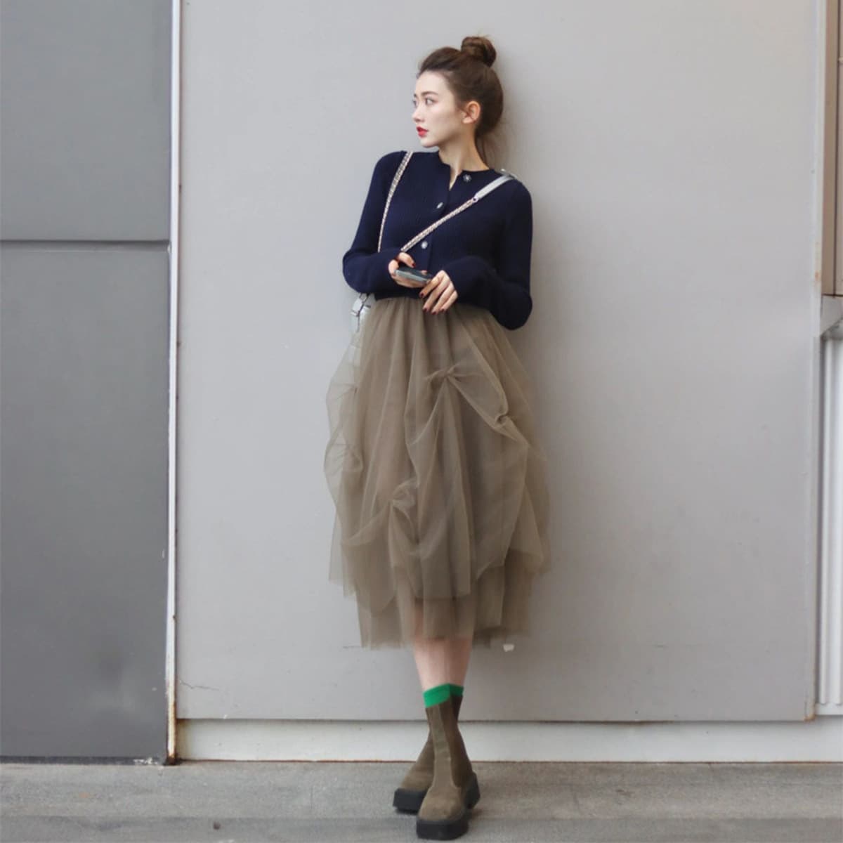 Медный купорос носит набор ранних осенних юбок для маленьких мужчин в осеннюю одежду новый большой размер женской атмосферы