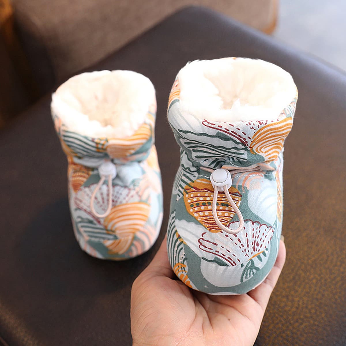 Детская обувь, зимние хлопковые туфли с бархатной подкладкой, утолщенная мягкая подошва, теплые и нескользящие, для малышей...