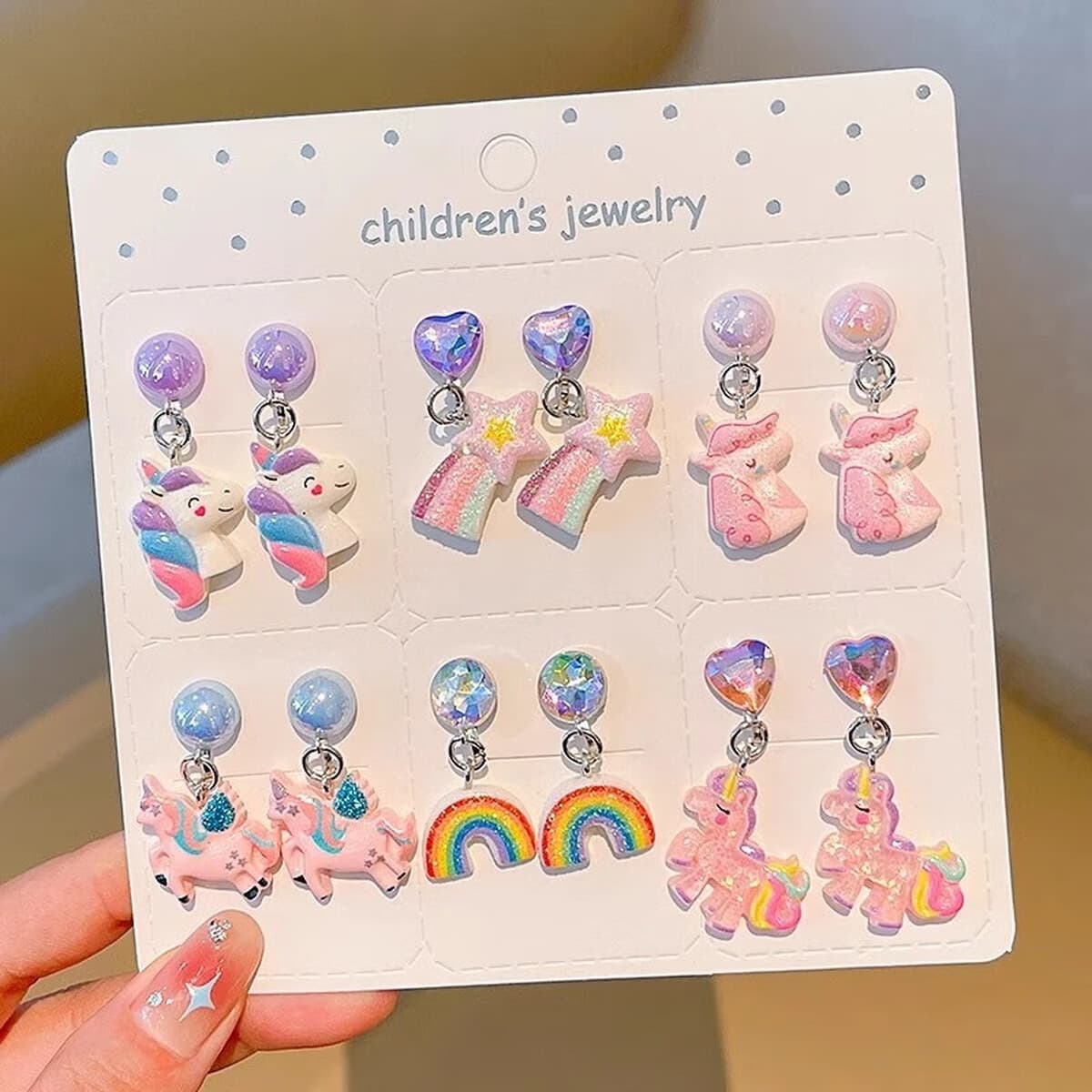 Детские прозрачные цветочные зажимы для ушей 2025 новые аксессуары для девочек без пирсинга украшения для ушей детские...