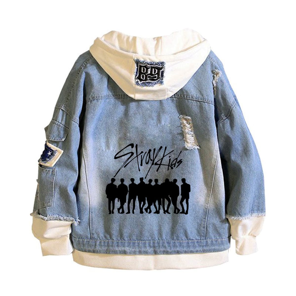 Трансграничные stray kids периметр свитер весна и осень с длинными рукавами мужской толстовка с капюшоном