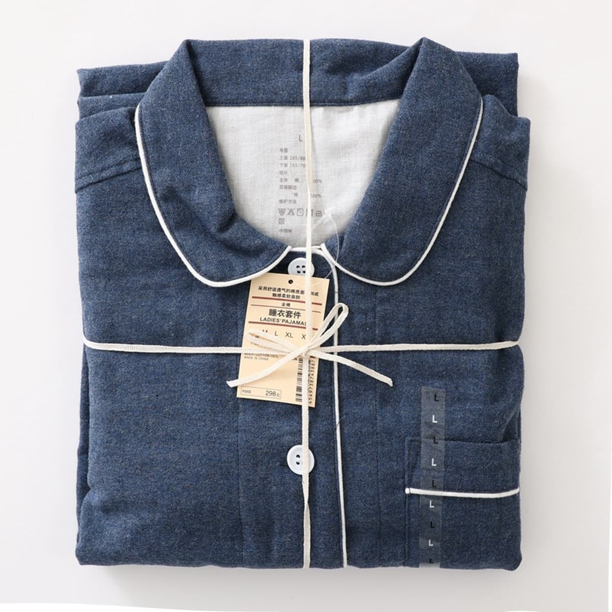 Безпечатный японский осенний и зимний домашний костюм без Индии