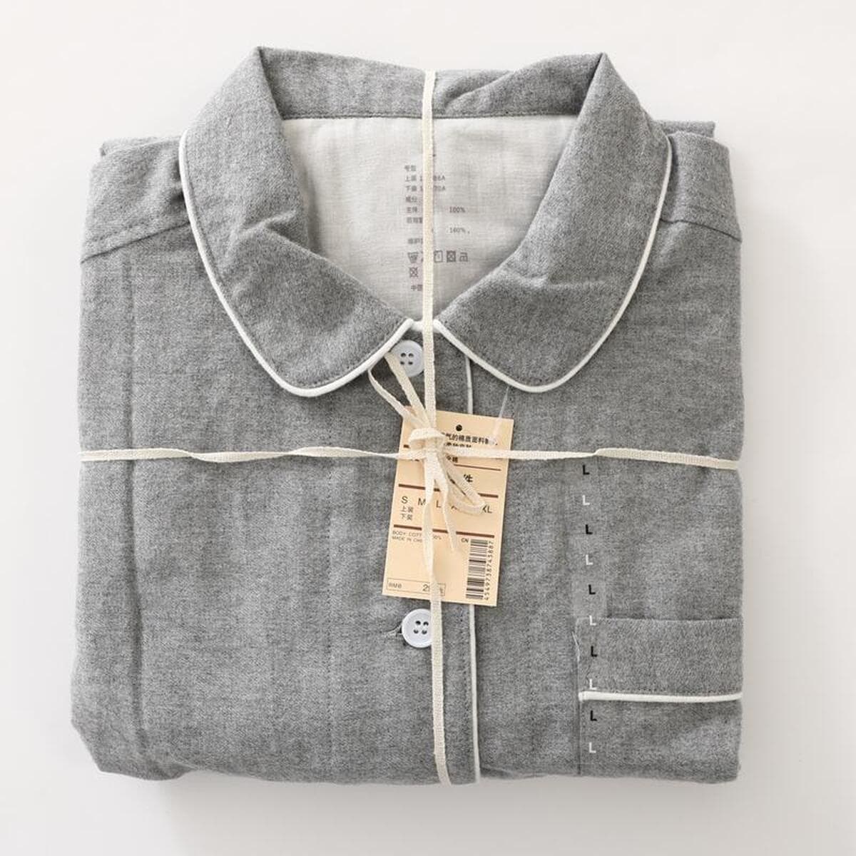 Безпечатный японский осенний и зимний домашний костюм без Индии