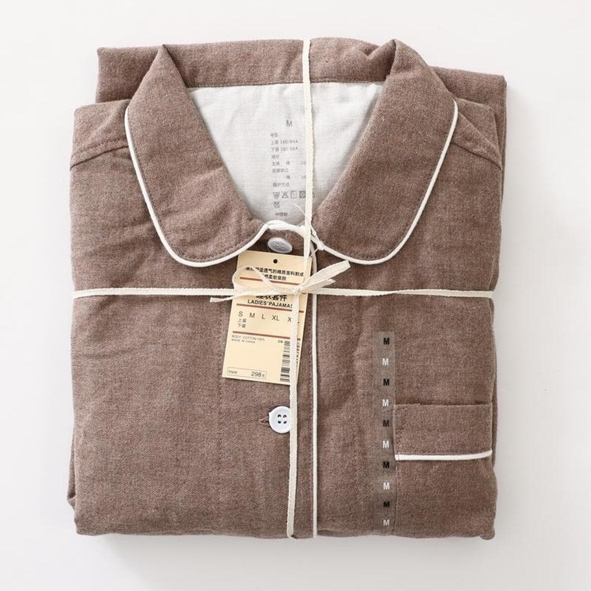 Безпечатный японский осенний и зимний домашний костюм без Индии