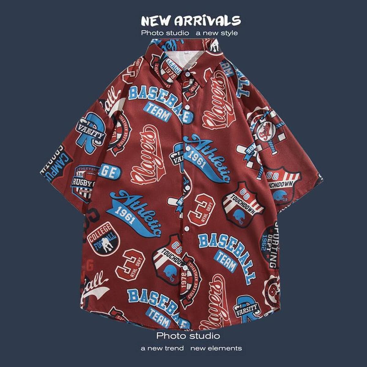 Рубашка с короткими рукавами и цветочным принтом, островной Хайнань, пляжный гонконгский стиль, стиль Sanya Xiawei, тайская...