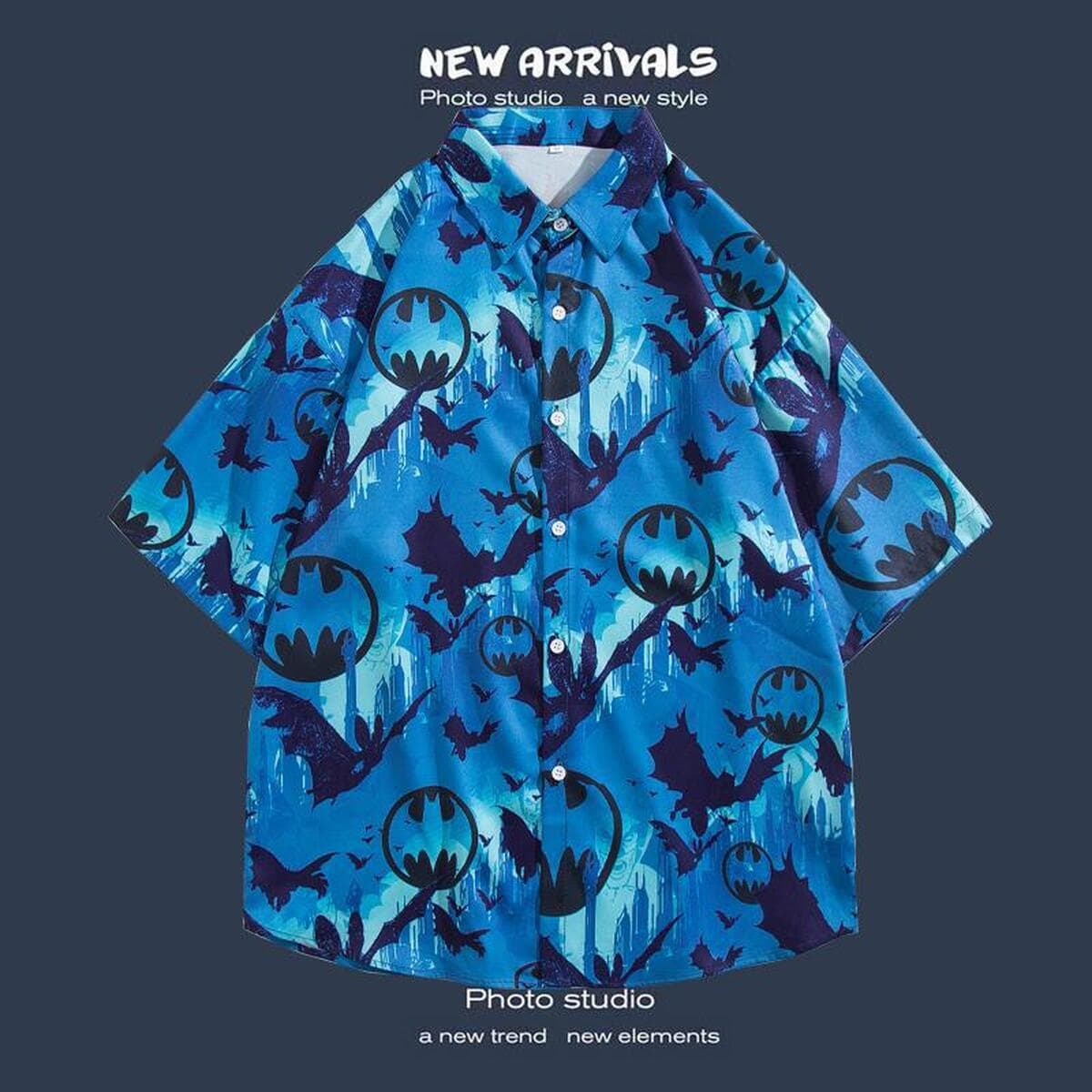 Рубашка с короткими рукавами и цветочным принтом, островной Хайнань, пляжный гонконгский стиль, стиль Sanya Xiawei, тайская...