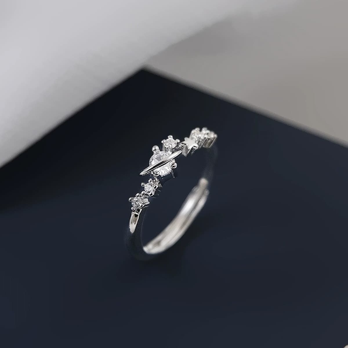 2024 маленькая свежая звезда земное кольцо женский, Япония и Южная Корея