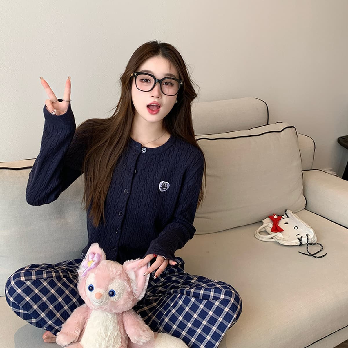 Желтый вязаный кардиган для женщин, новинка 2025 года, укороченный, повседневный, весенне-осенний, крупной вязки, с эффектом...