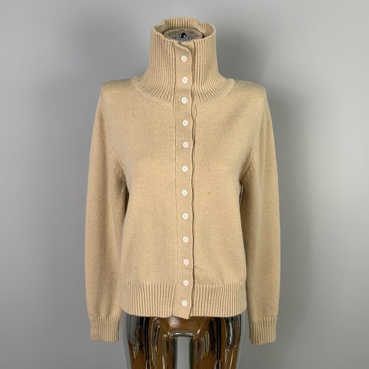 Новая универсальная элегантная рабочая одежда Dongdaemun из Южной Кореи, тонкий однобортный вязаный кардиган с высоким...