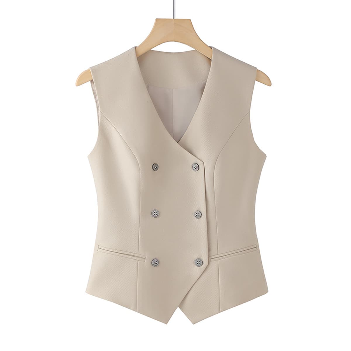 Костюм, деловой наряд, женская официальная одежда, рабочая одежда, жилет, элегантный весенне-осенний пиджак, женственный...