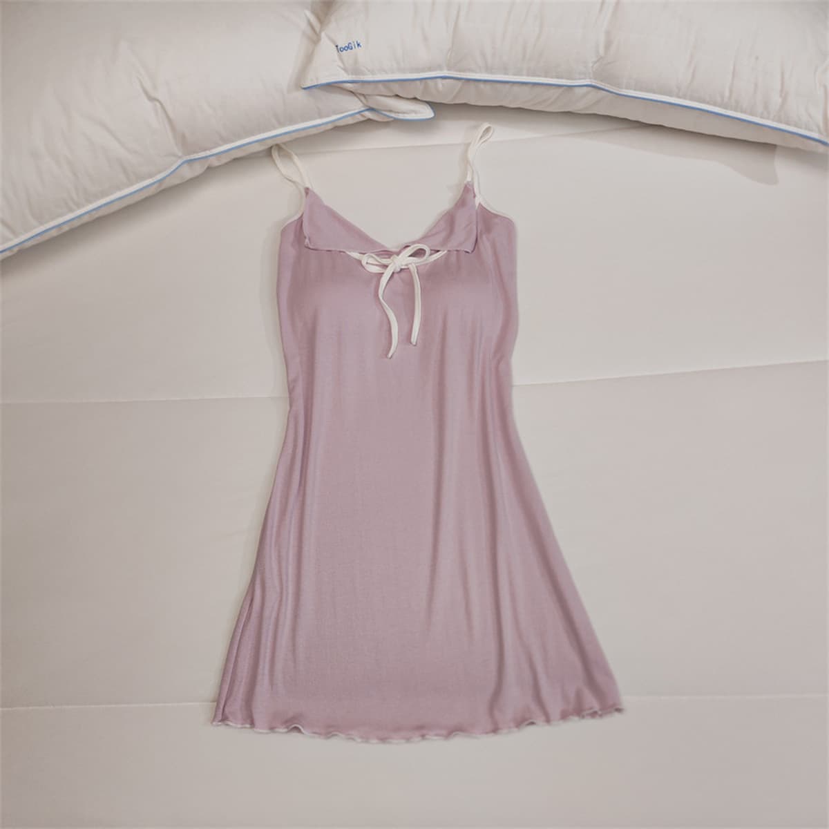 Ночная юбка с нагрудным ковриком Женское лето Сексуальная без рукавов Пижамная юбка Тонкое лето серая летнее платье