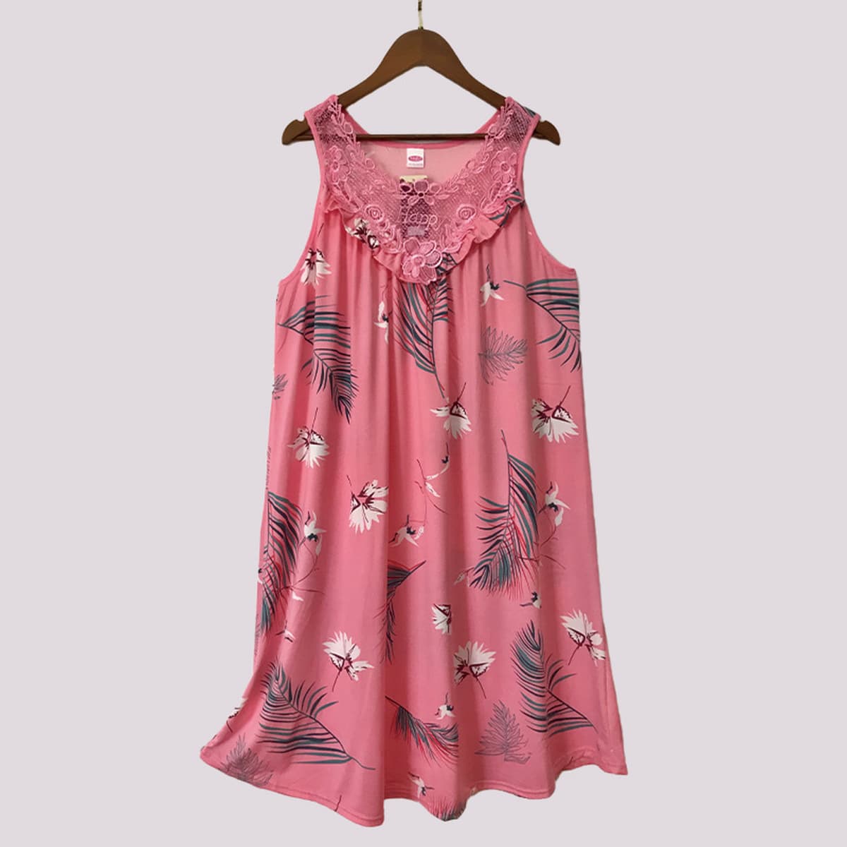 Внешняя торговля ночная рубашка лето новый жилет без рукавов платье плюс размер пухлые девушки Сладкая Сексуальная...