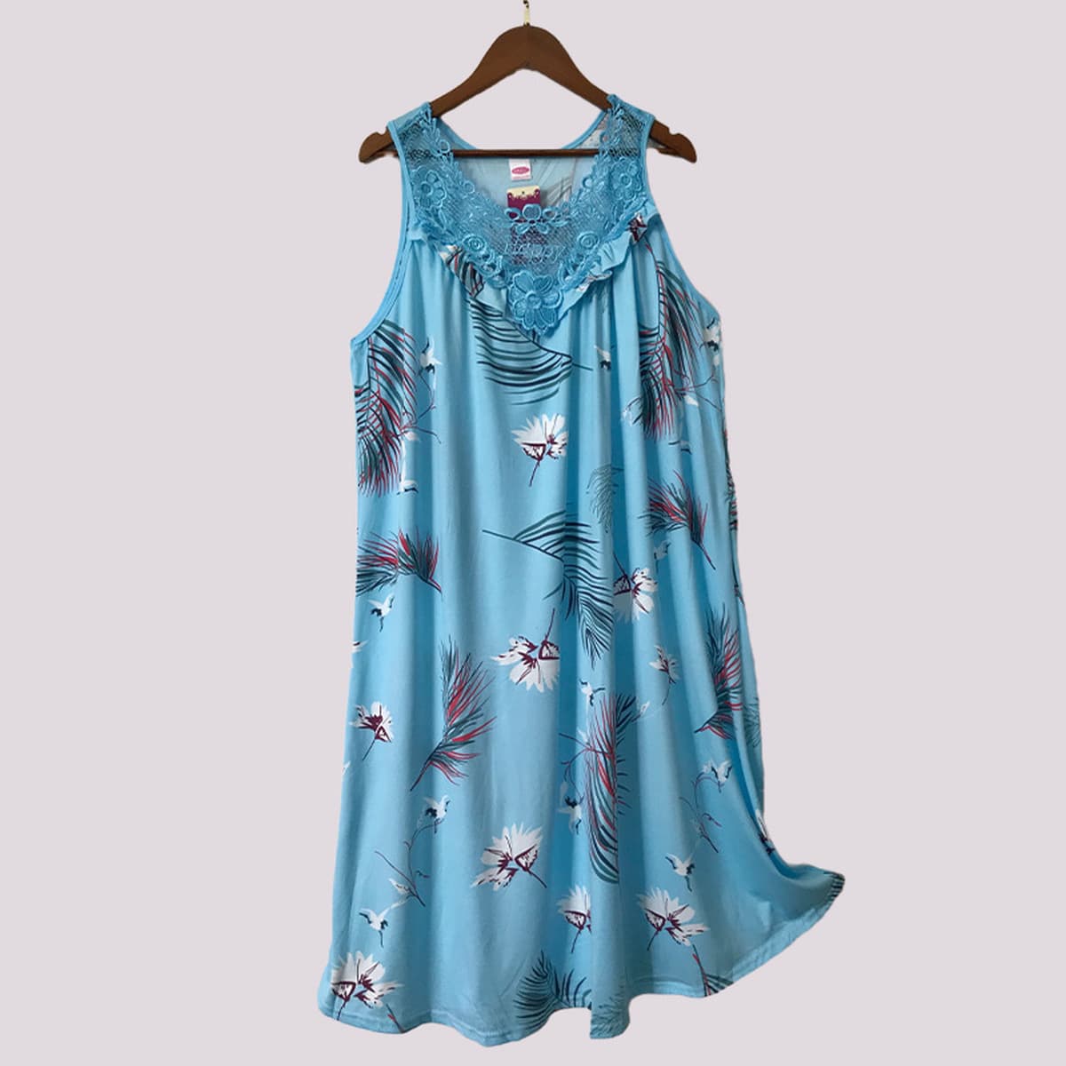 Внешняя торговля ночная рубашка лето новый жилет без рукавов платье плюс размер пухлые девушки Сладкая Сексуальная...