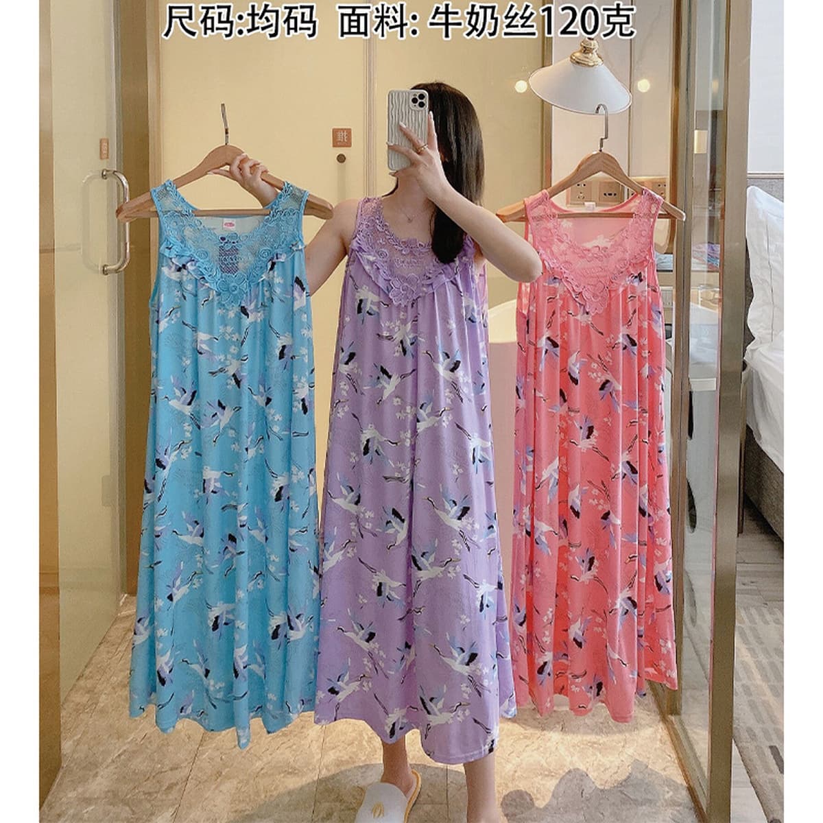 Внешняя торговля ночная рубашка лето новый жилет без рукавов платье плюс размер пухлые девушки Сладкая Сексуальная...