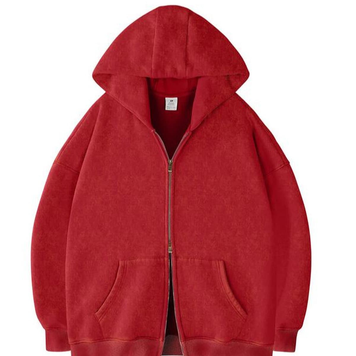 Женские и мужские худи с молнией 2025, оверсайз худи, толстовки с тяжелой молнией, винтажные