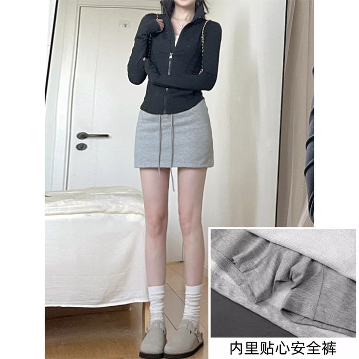 Tmall Douyin качественная сексуальная спортивная короткая юбка для женщин, новинка 2025 года, повседневная полуюбка...