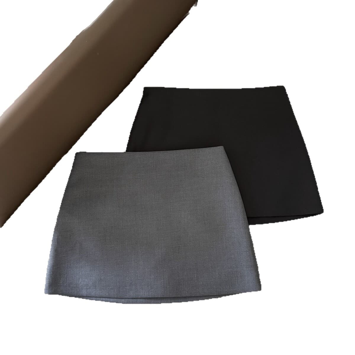 Костюм серая юбка женская лето 2025 новая обтягивающая короткая юбка черная короткая юбка с высокой талией