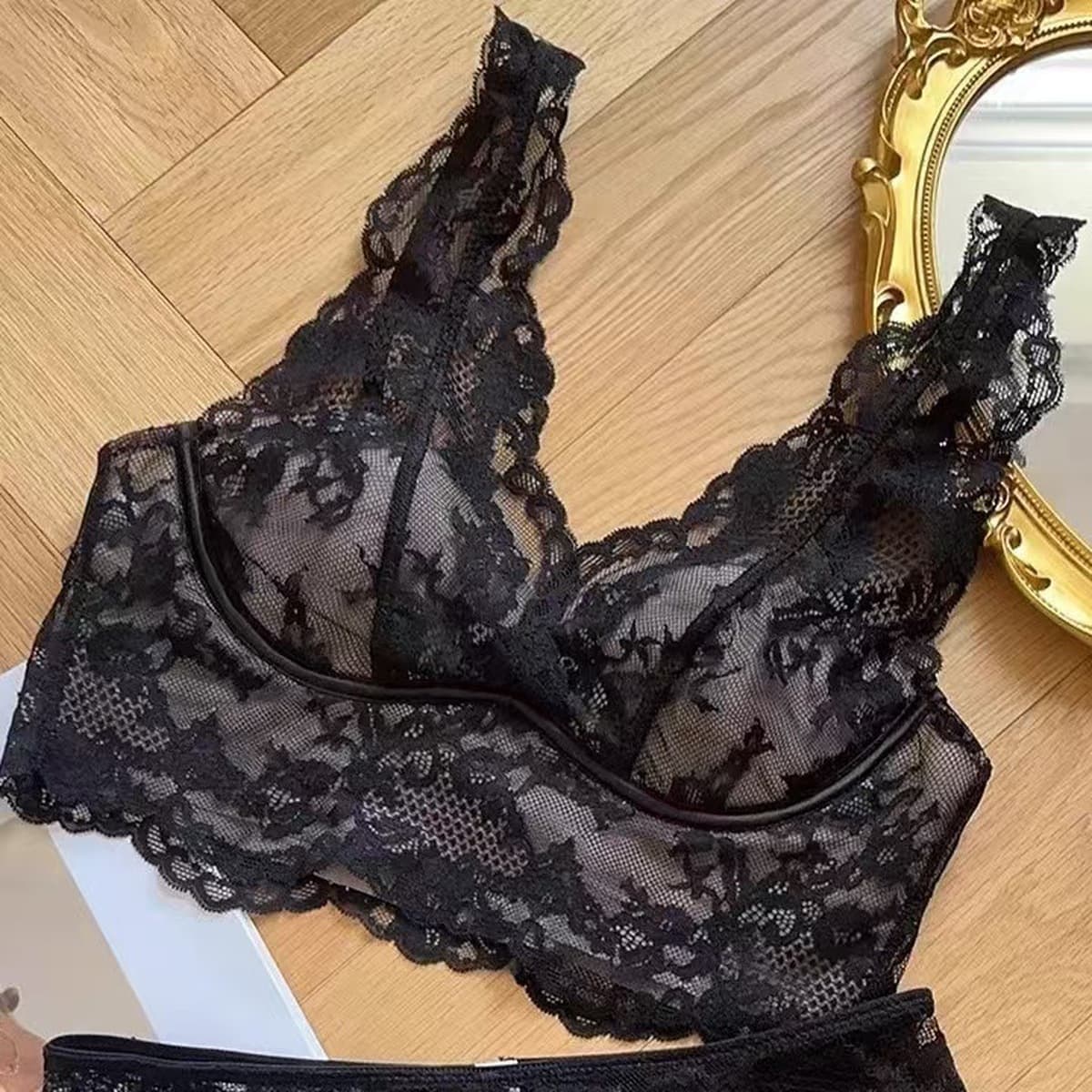 Высоко экстравагантное нижнее белье женская большая грудь маленькая французская тонкая спина красивая сексуальная без...