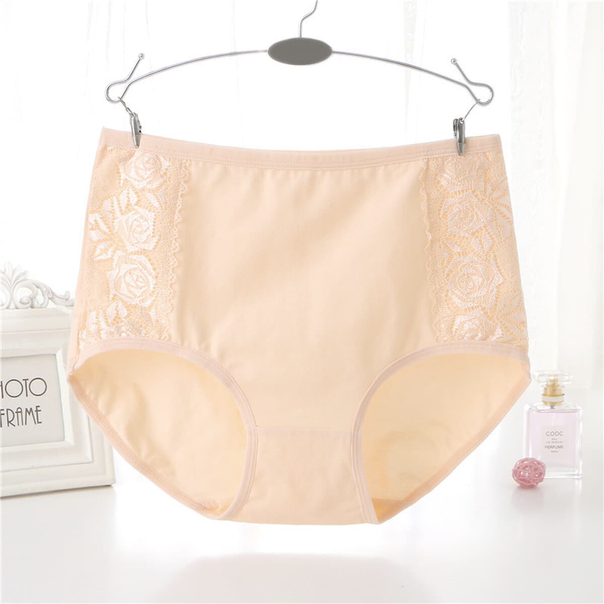 Новое нижнее белье из чистого хлопка с высокой талией, женские большие размеры, хлопковые трусы с подтяжкой бедер и талией,...