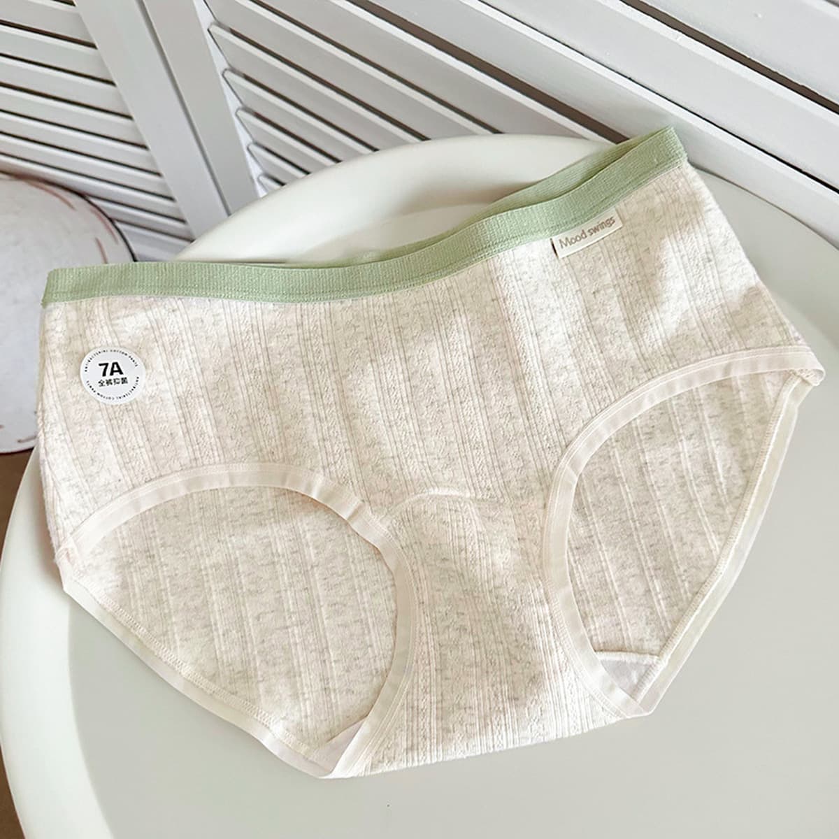 2025 новых женских трусиков из чистого хлопка, антибактериальные, хлопковая промежность, бесшовные, средняя посадка, большие...