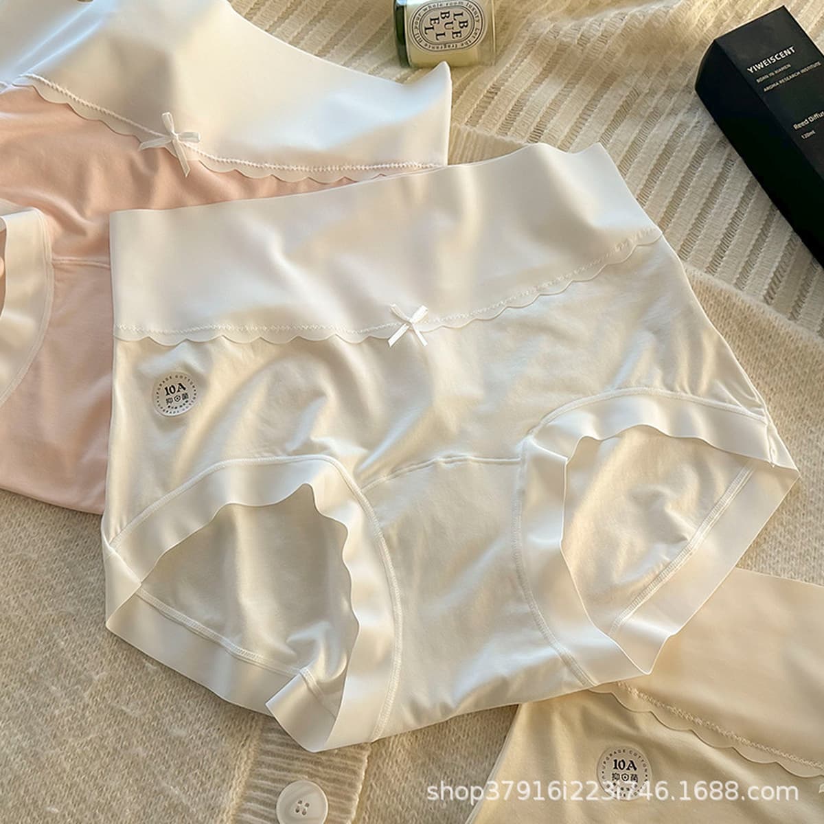 С высокой талией и животом 60 хлопковых трусиков большого размера Модер, женщины 230 кг 10A бактериостатический хлопок,...