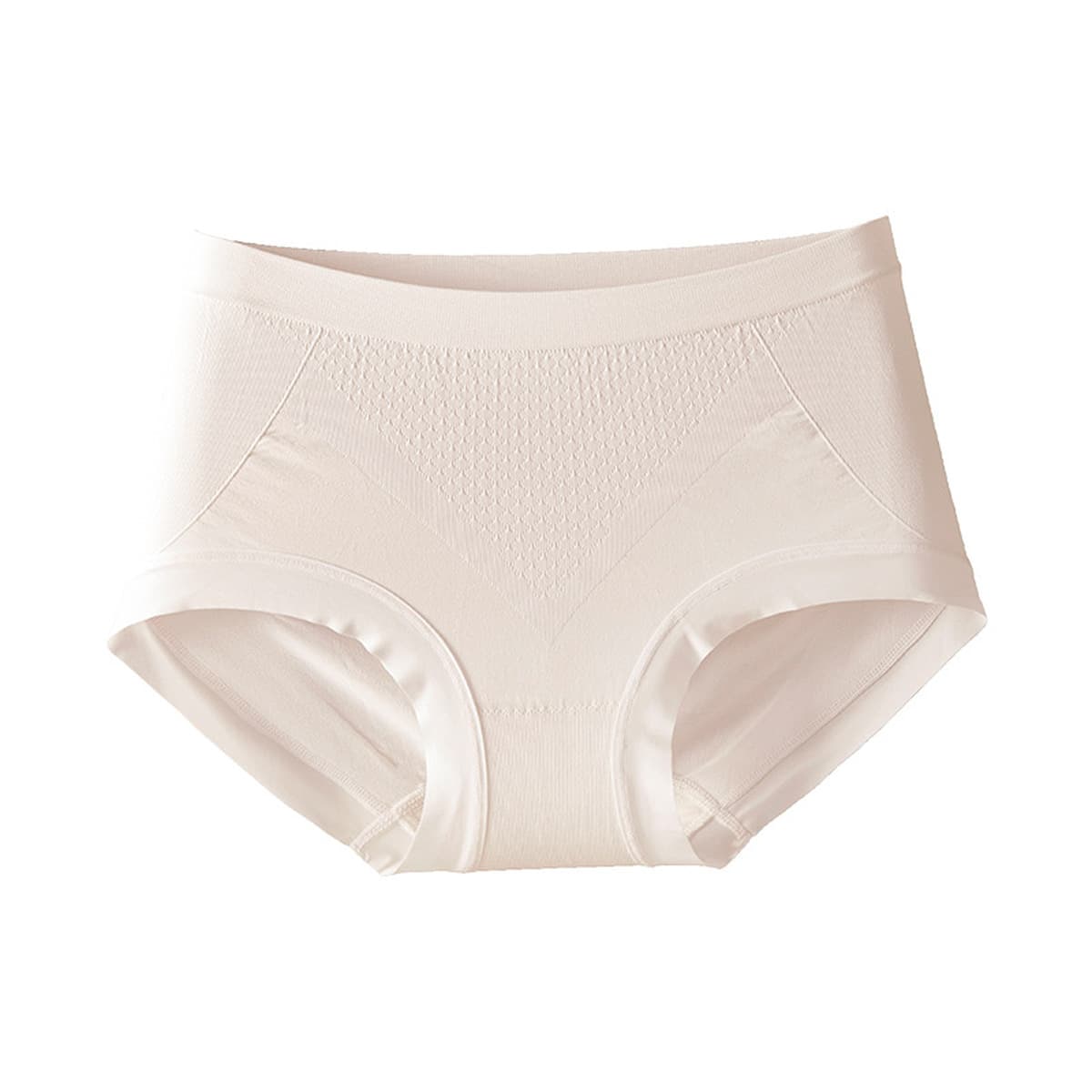 Красивые легкие бесшовные трусы средней посадки для женщин больших размеров в домашнем стиле, с антибактериальным эффектом...