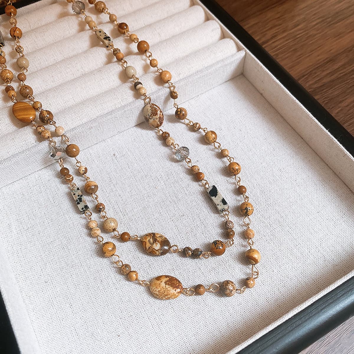 Богемное ожерелье из ракушек и бисера в стиле морского курорта, модная цепочка на ключицу, элегантное универсальное...