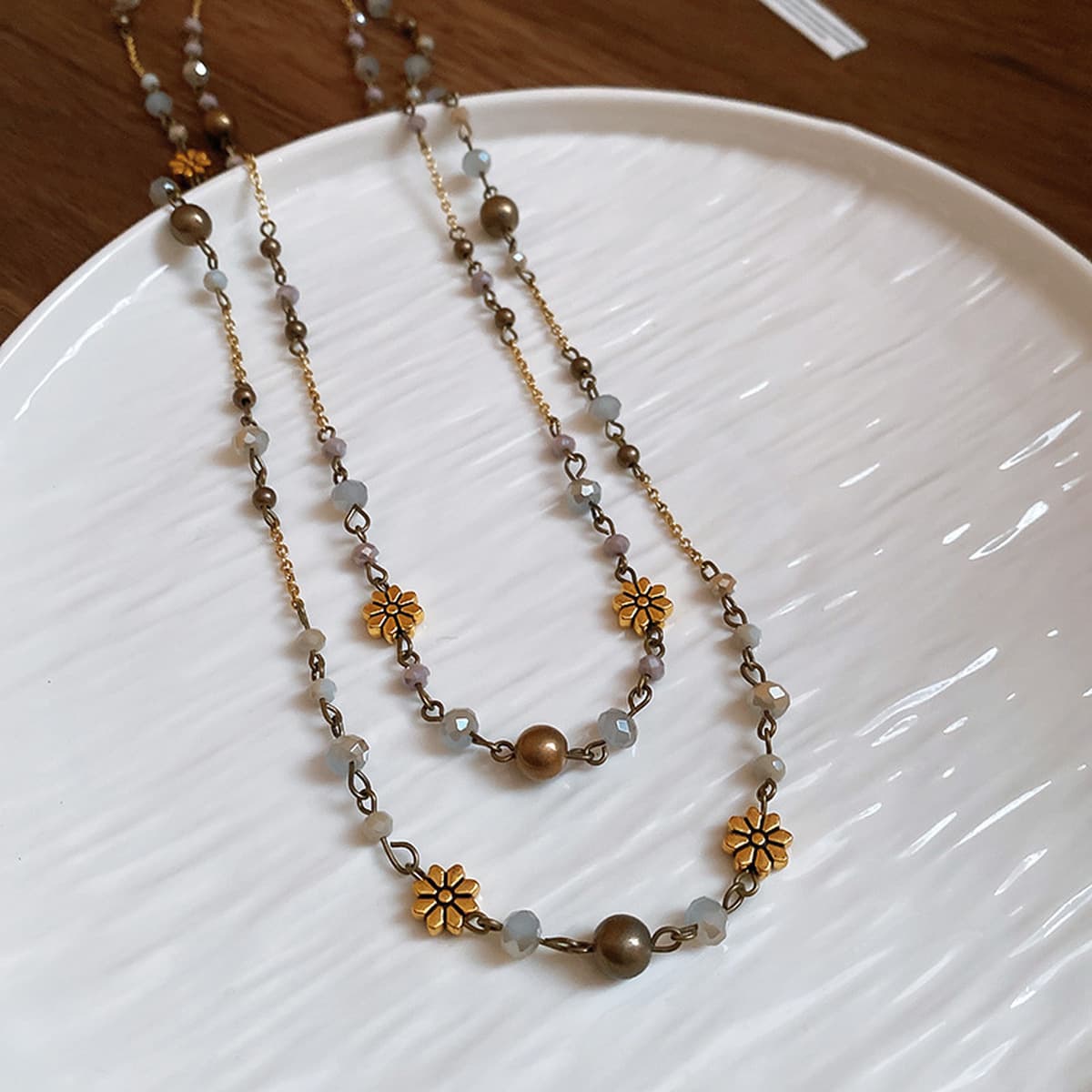 Богемное ожерелье из ракушек и бисера в стиле морского курорта, модная цепочка на ключицу, элегантное универсальное...