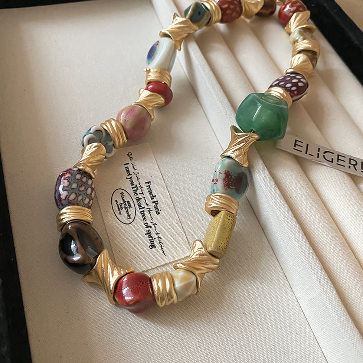 Богемное ожерелье из ракушек и бисера в стиле морского курорта, модная цепочка на ключицу, элегантное универсальное...