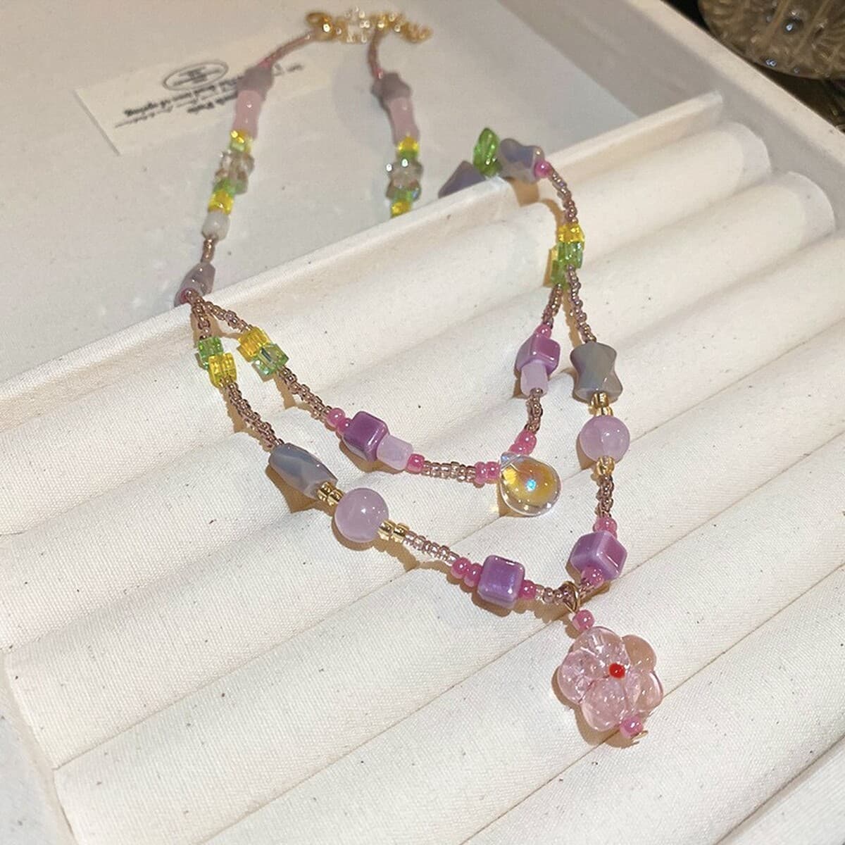 Богемное ожерелье из ракушек и бисера в стиле морского курорта, модная цепочка на ключицу, элегантное универсальное...