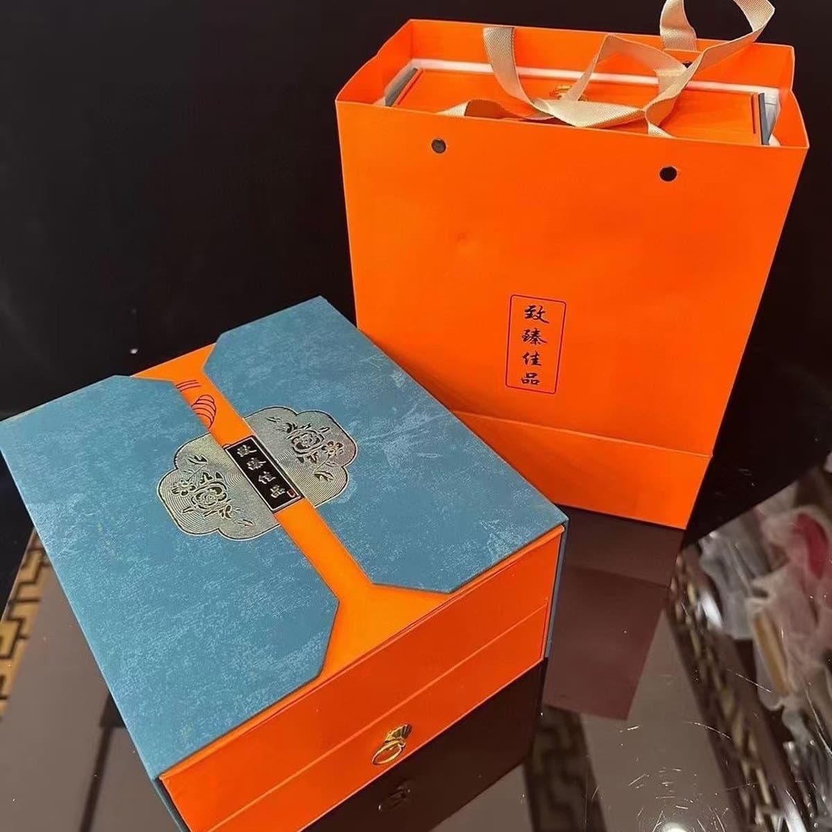 Подарочный набор с женьшенем для подарения, дикий женьшень с горы Чанбай, оленьи рожки, цветы женьшеня, ломтики ганодермы,...