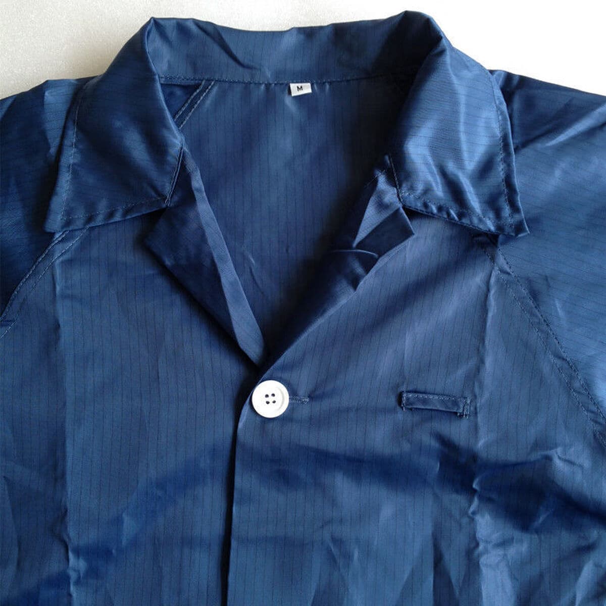 Длинный антистатический халат, одежда для чистых помещений, защитная одежда от пыли для использования в лабораториях и...