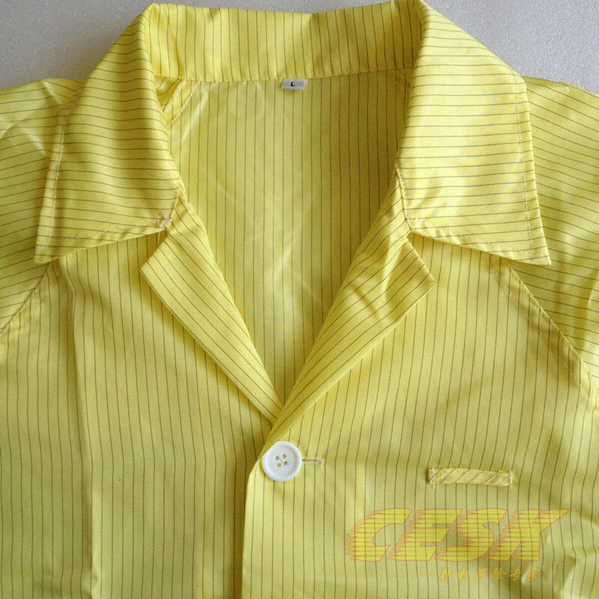 Длинный антистатический халат, одежда для чистых помещений, защитная одежда от пыли для использования в лабораториях и...