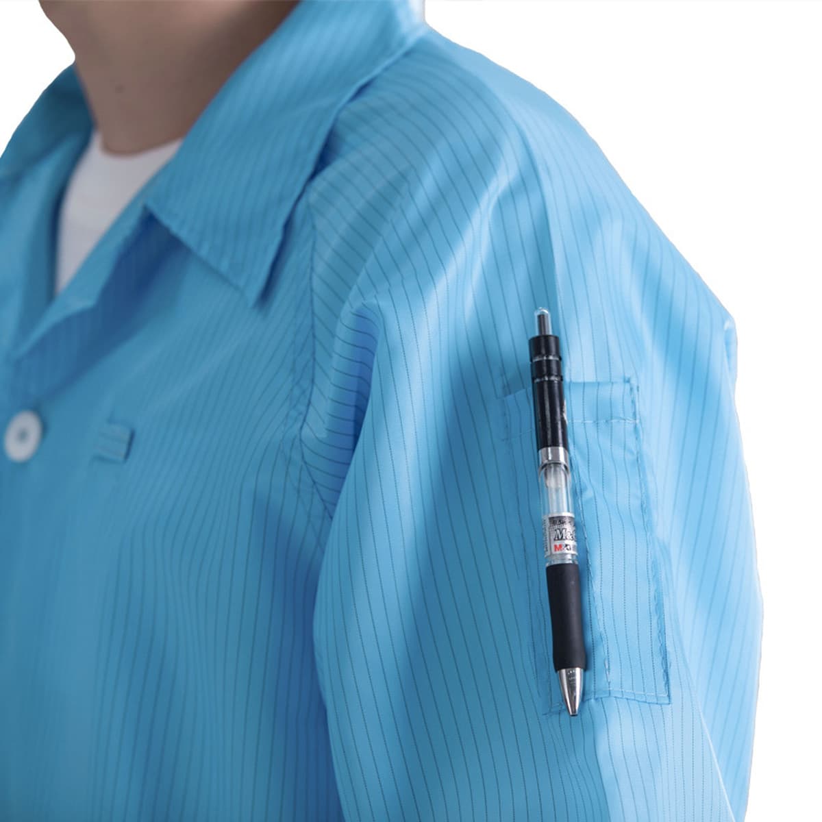 Антистатическая одежда с длинными рукавами и большой подвеской на заказ логотипа фабрики электроники без пыли мастерская...