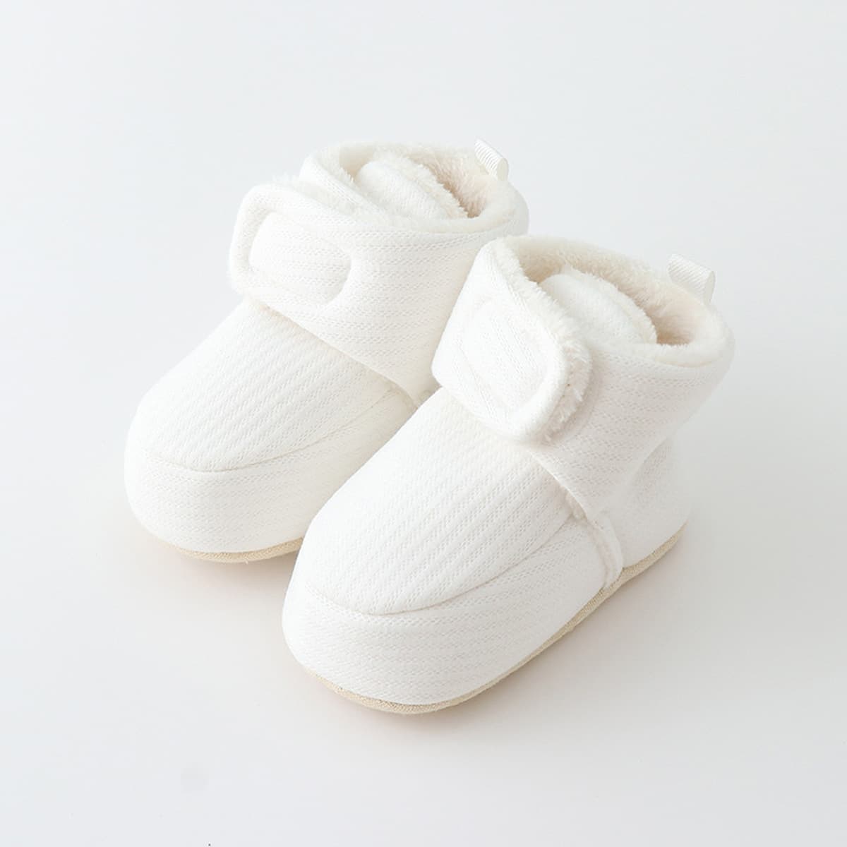 Чу Пит осенняя и зимняя толстая детская обувь для ходьбы сплошной цвет теплая нескользящая детская обувь в помещении против...