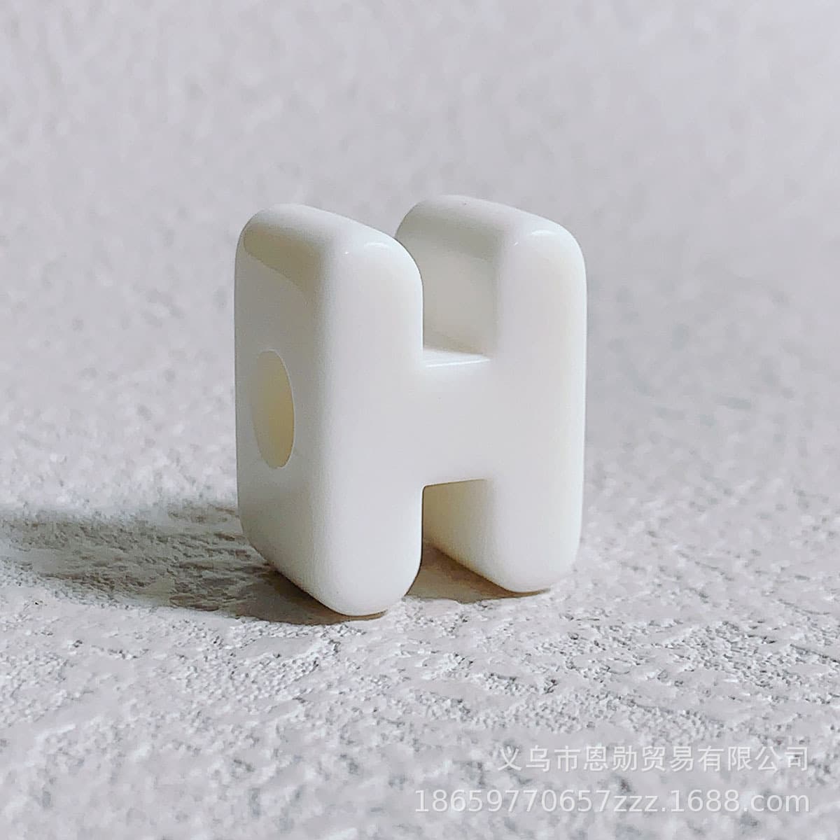 Macaron акриловая Повседневная Пряжка для обуви буквы и цифры из бисера DIY Пряжка для обуви ручной работы украшения...