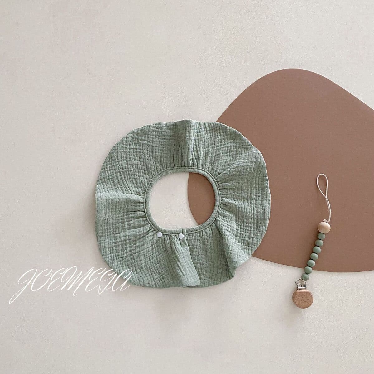 360-градусное детское полотенце для рта в скандинавском стиле 4 слоя чистой хлопчатобумажной пряжи для предотвращения рвоты...