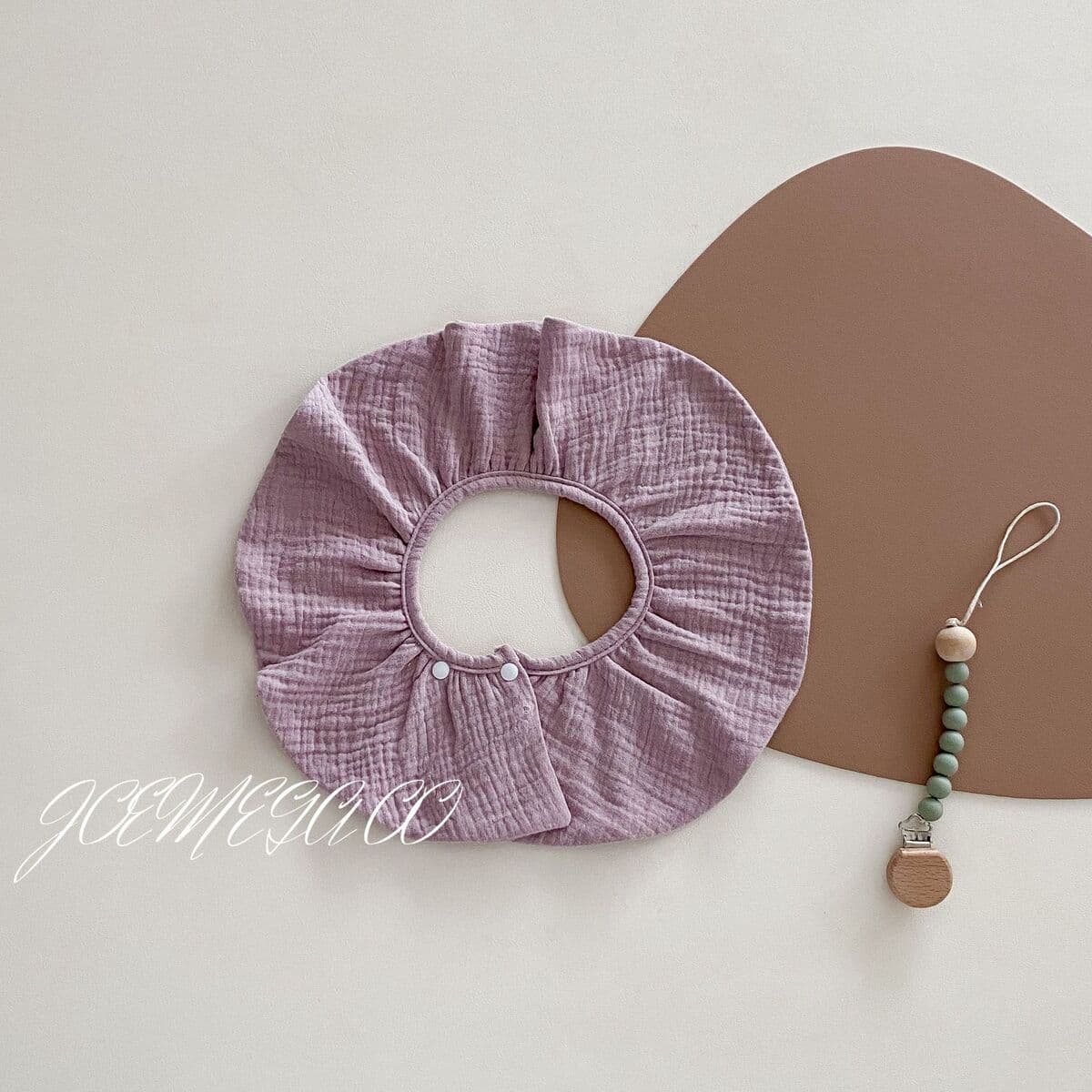 360-градусное детское полотенце для рта в скандинавском стиле 4 слоя чистой хлопчатобумажной пряжи для предотвращения рвоты...