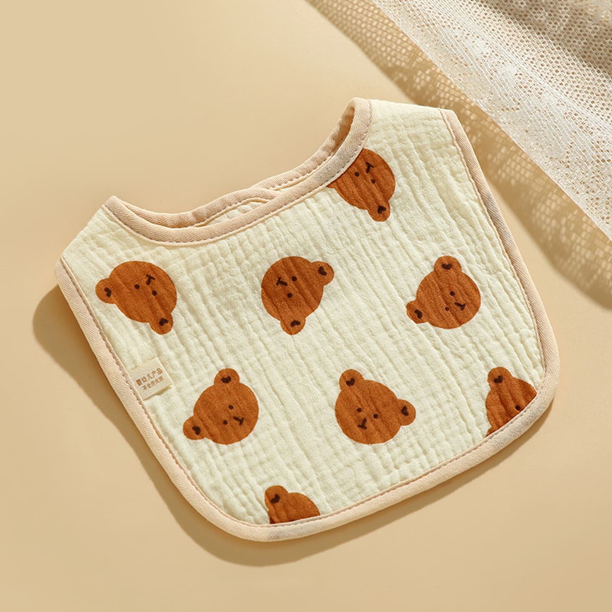 Детские нагрудники класса А, шестислойные круглые детские нагрудники с героями мультфильмов для новорожденных из чистого...