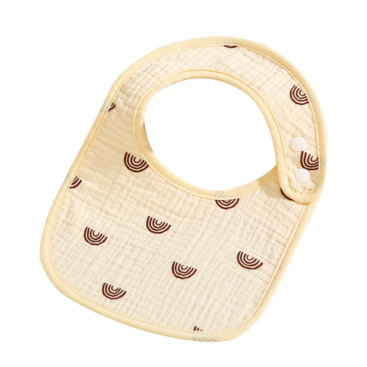 Оптовые детские слюнявчики-нагрудники, марлевые нагрудники, U-образные нагрудники из чистого хлопка с мультяшным рисунком,...