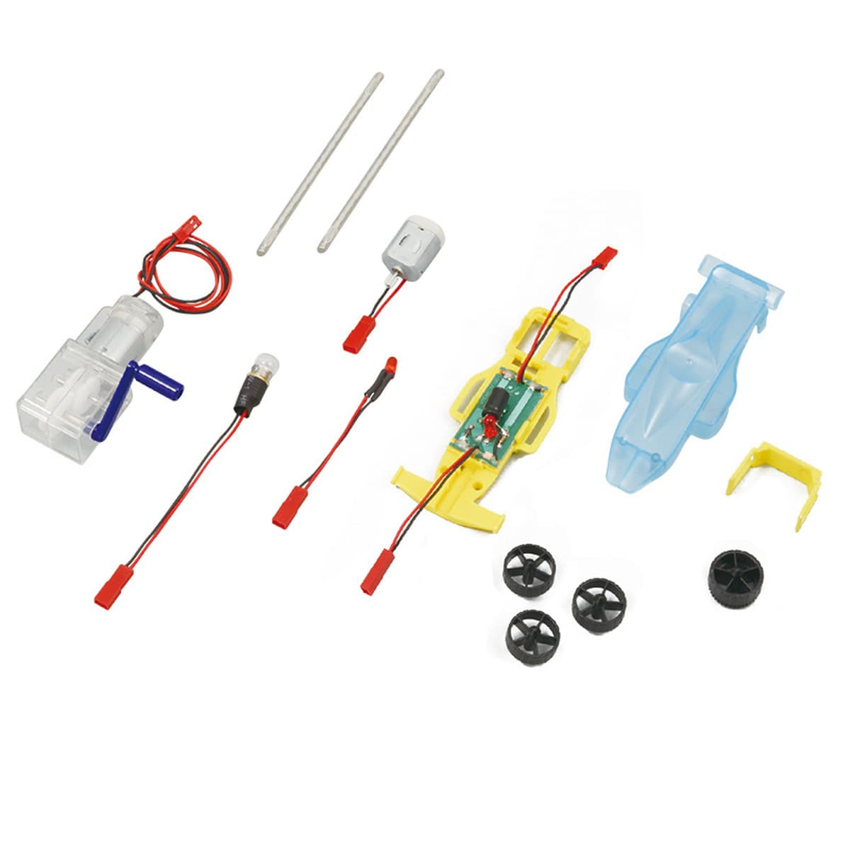 Набор для детских научных экспериментов по физике для учащихся начальной школы, электромобиль, модель изобретения ручной...