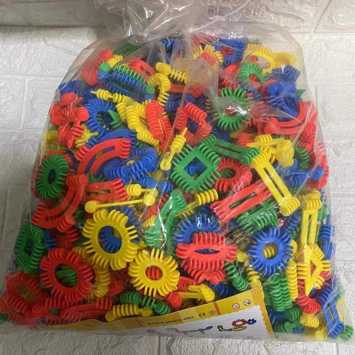 Детский сад оптом строительные блоки Детские игрушки оптом Настольные строительные блоки Снежинка строительные блоки Игрушки...