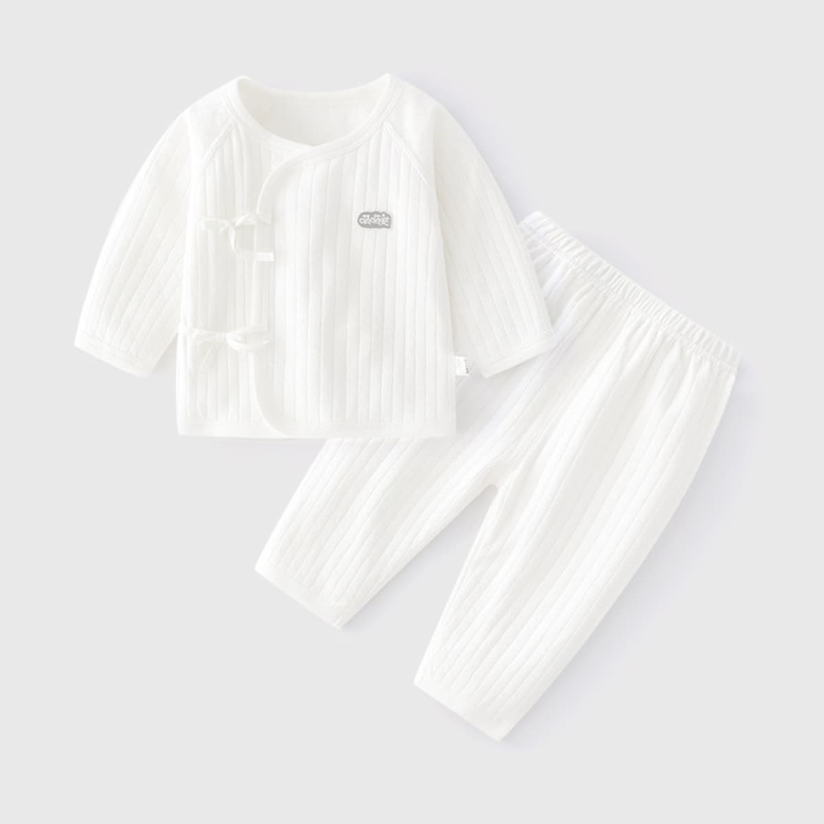 Детский раздельный костюм, костюм-монах с бретелями для малышей 0-6 месяцев, новорожденных, круглогодичный, без косточек,...