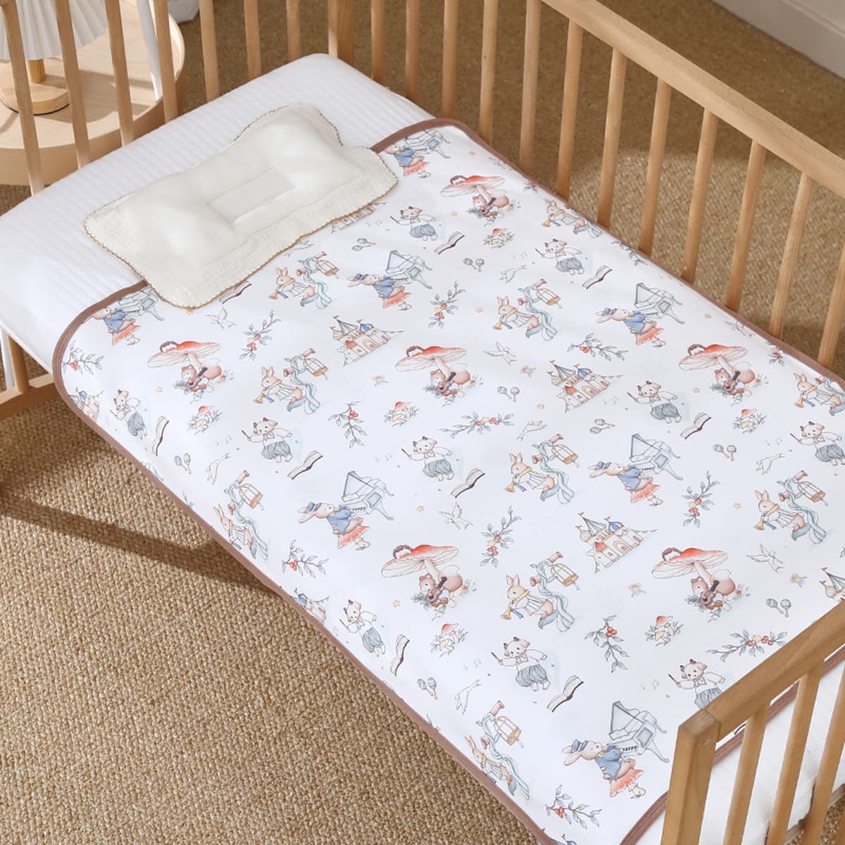 Детская подушка для мочи Чистый хлопок для ребенка можно вымыть и расчесать хлопок для мочи простыни для детей