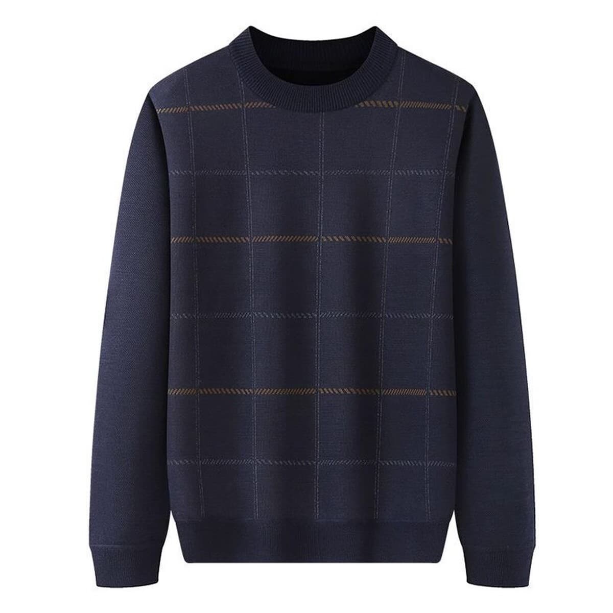 Папа одеваются осенью и зимой плюшевые толстые свитера для мужчин среднего и пожилого возраста 50 лет 60 теплые нижние...