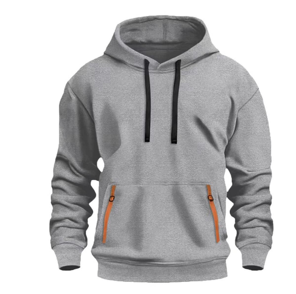 Мужской спортивный худи с капюшоном, 11 цветов, 2025, кросс-бордер, осень-зима, с карманами на рукавах и молнией