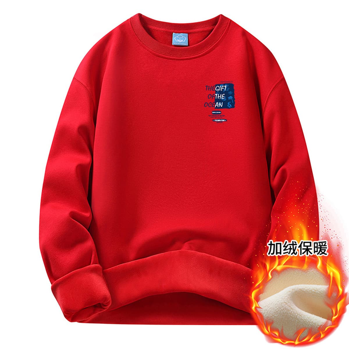 Осенние и зимние мужские толстовки с капюшоном, на флисовой подкладке, модные брендовые, молодежная повседневная одежда,...