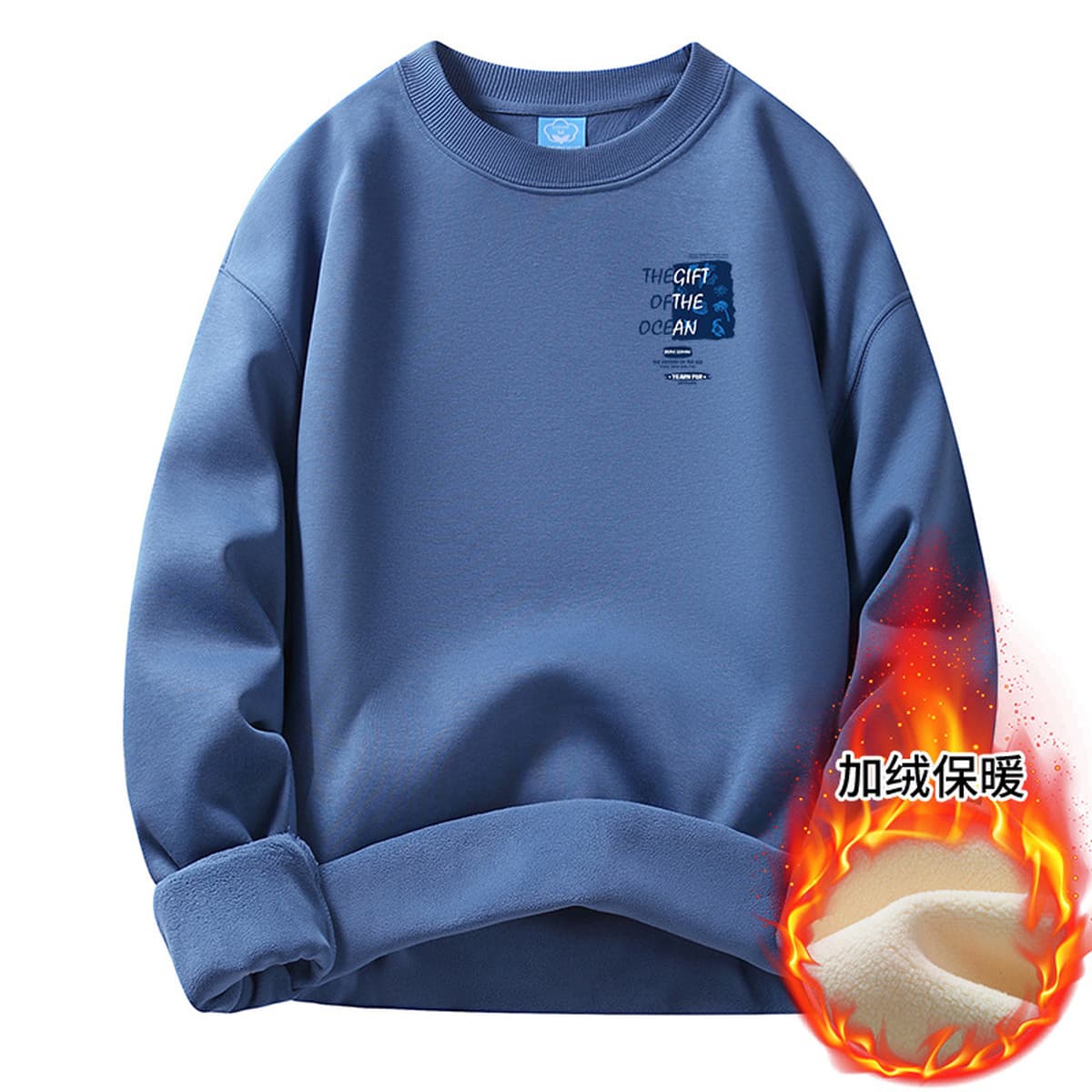 Осенние и зимние мужские толстовки с капюшоном, на флисовой подкладке, модные брендовые, молодежная повседневная одежда,...