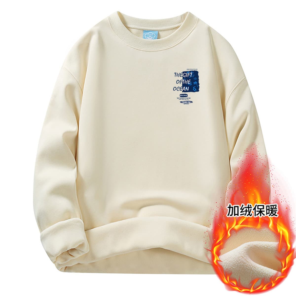 Осенние и зимние мужские толстовки с капюшоном, на флисовой подкладке, модные брендовые, молодежная повседневная одежда,...