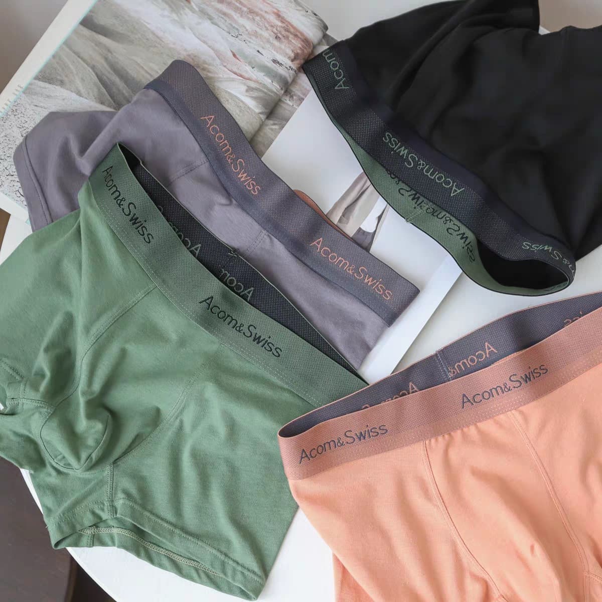 260 кг носимое хлопковое Мужское нижнее белье мужское хлопковое графеновое антибактериальное бесшовное боксеры с...